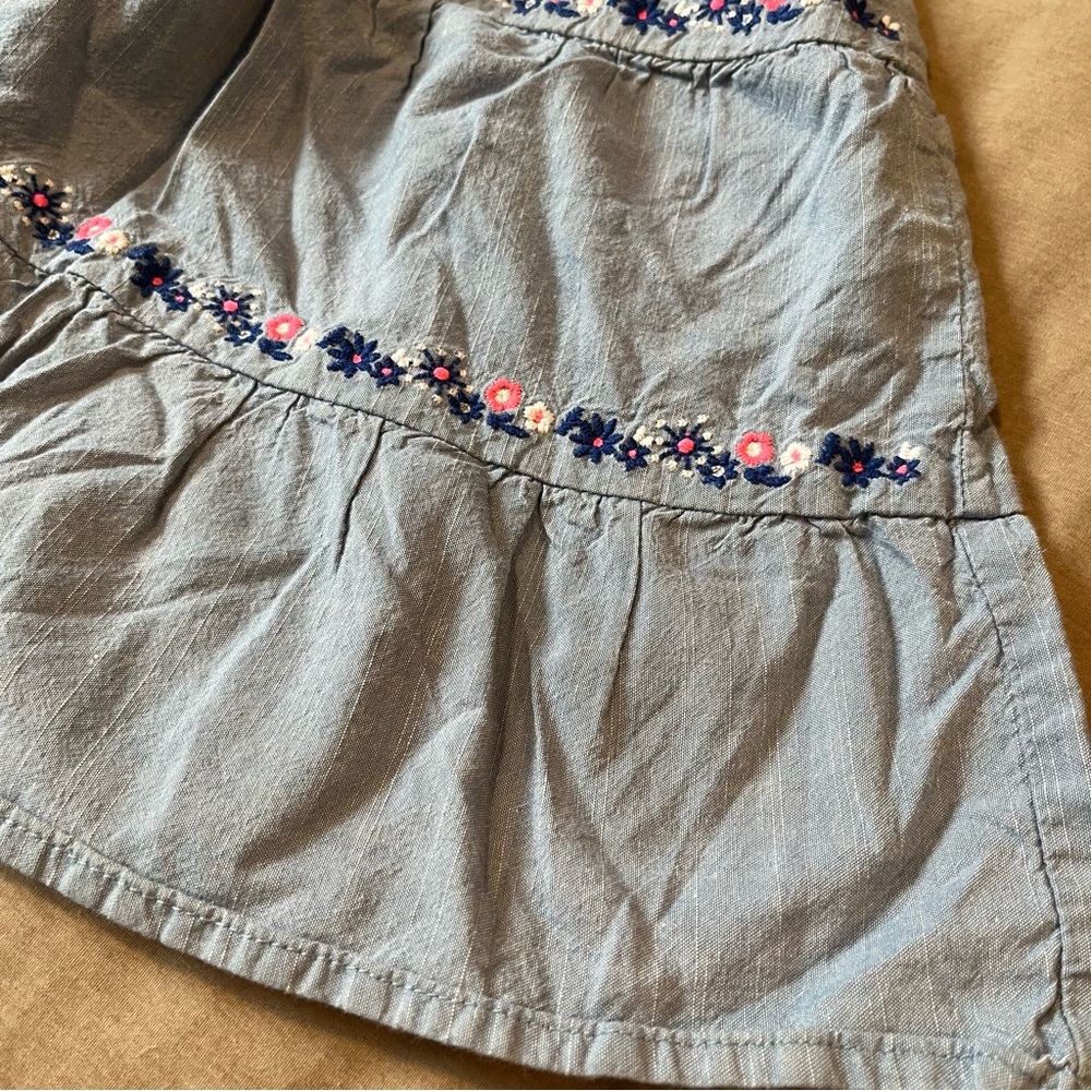 The Children’s Place | Embroidered Denim Dress - Picture 3 of 9